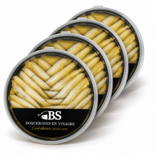 Pack Ahorro 4 X Boquerón En Vinagre Del Mar Cantábrico 400g